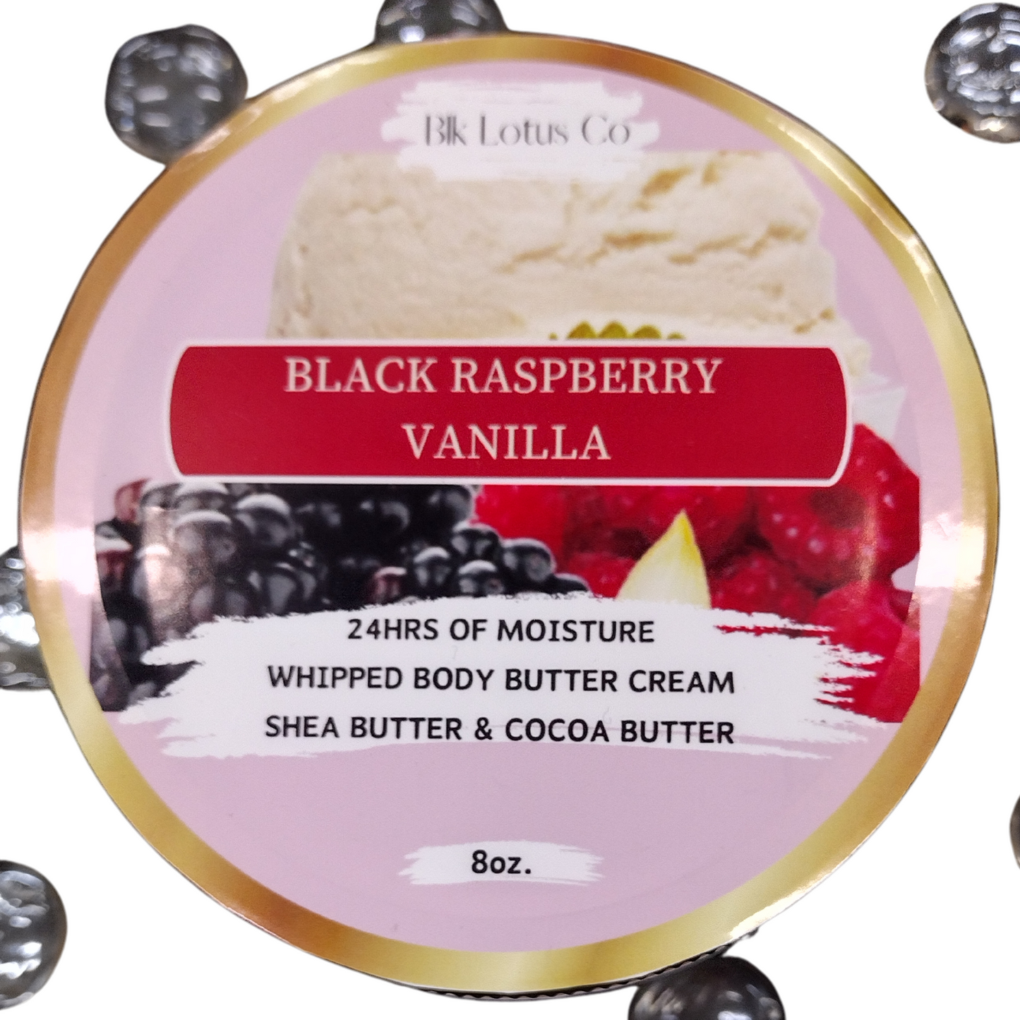 Elevate Your Skincare with Blk Lotus Co's Black Raspberry Vanilla Whipped Body Butter