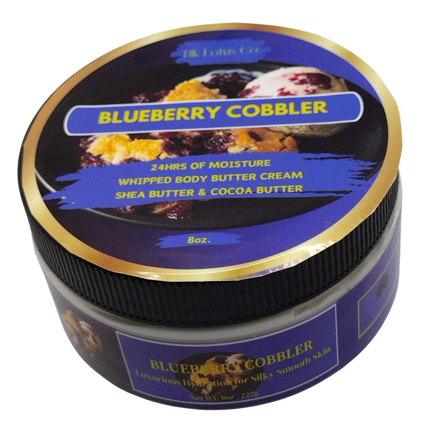 Nourishing Blueberry Cobbler Whipped Body Butter | BLK Lotus Co