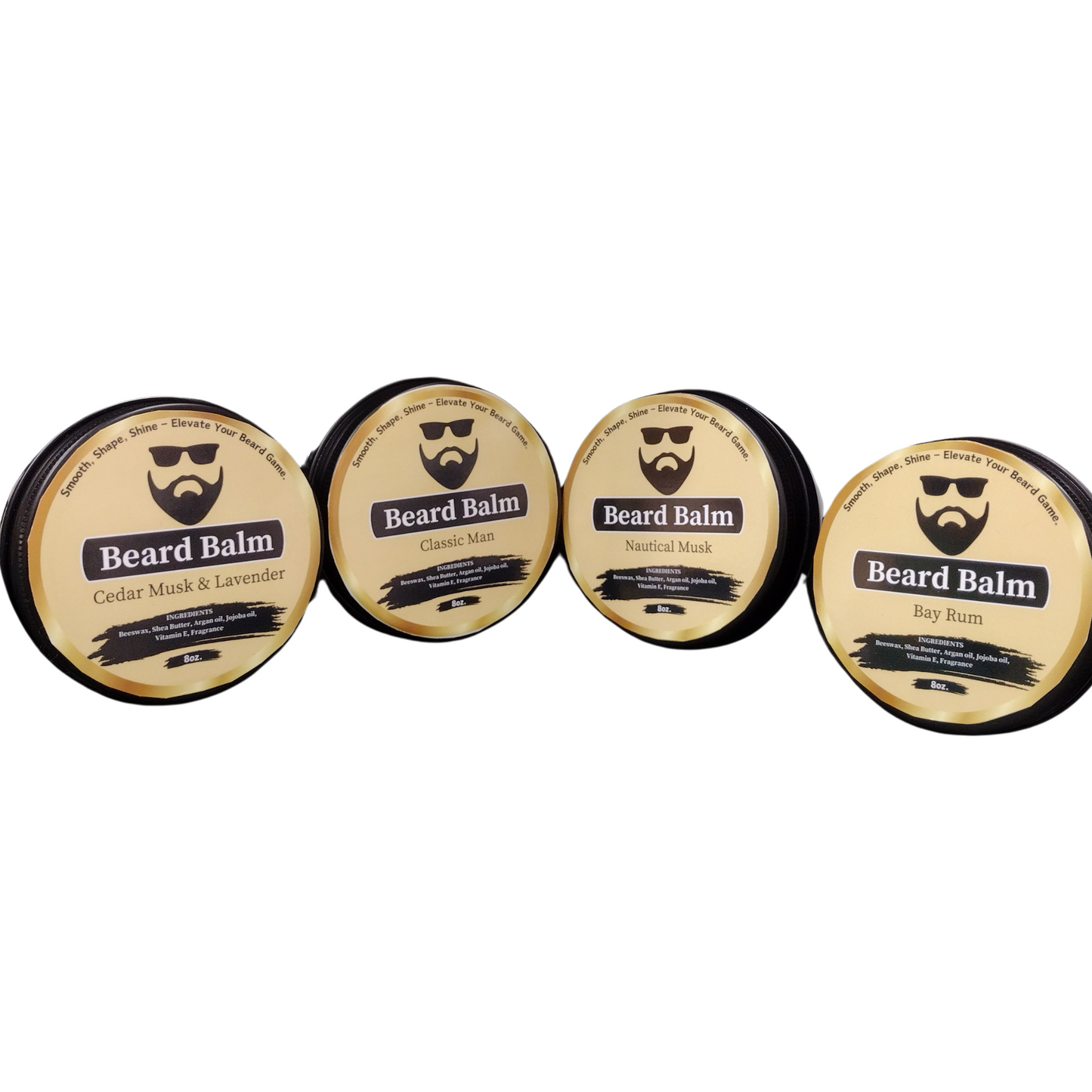 BLK Lotus Co. Beard Balm – Premium Moisturizing & Styling for Soft, Well-Groomed Beards