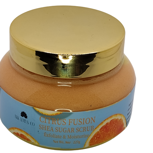 Revitalize Your Skin: Blk Lotus Co's Citrus Fusion Emulsified Body Scrub with Citron and Mandarin Notes