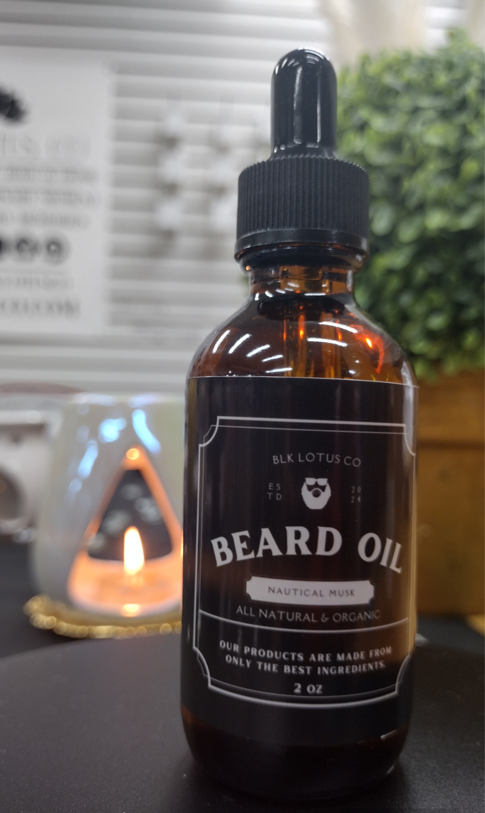 Premium Beard Oil by Blk Lotus Co - Nourish, Strengthen, and shine