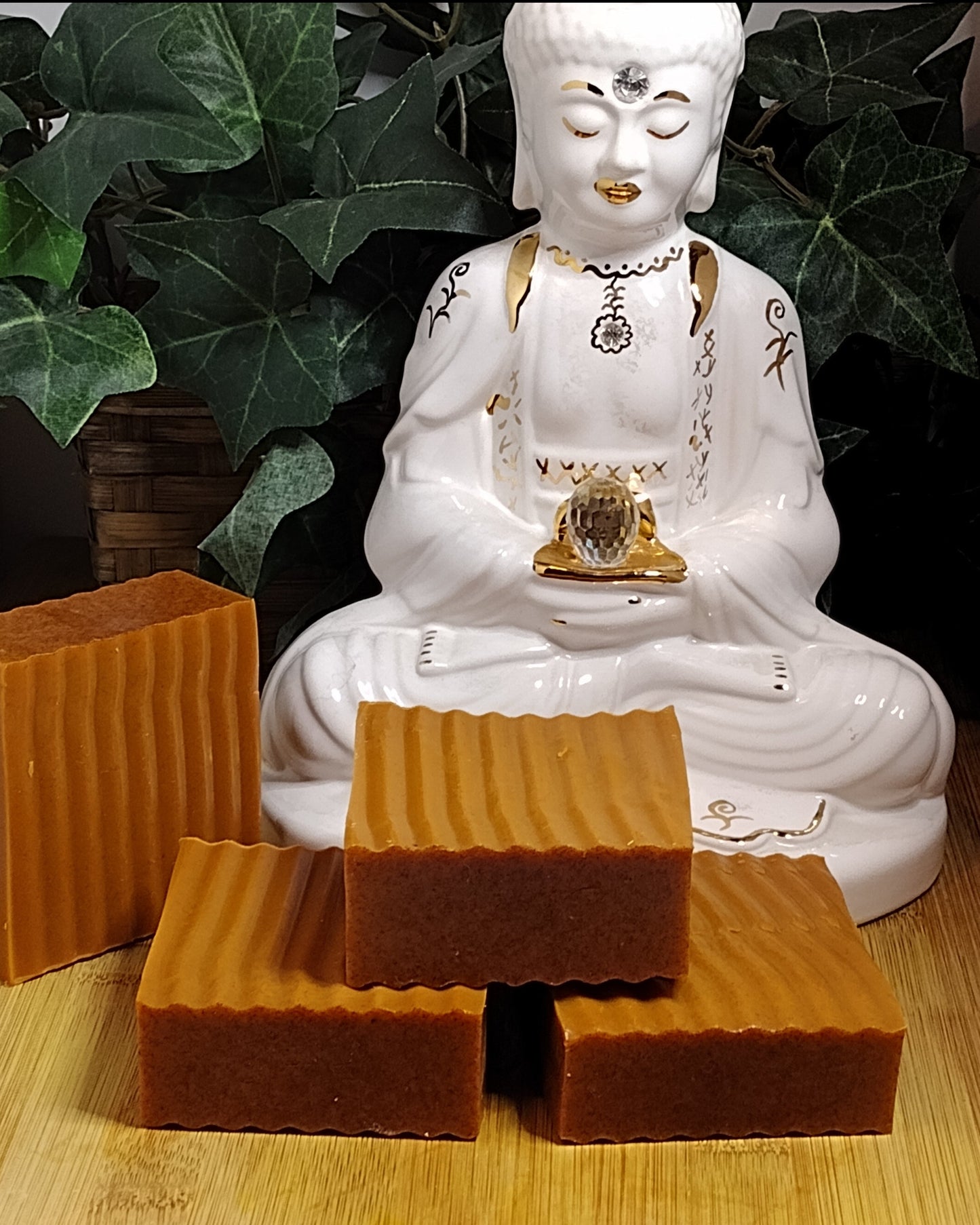 Blk Lotus Co 5oz Golden Glow Handcrafted Turmeric, Honey, and Triple Butter Soap